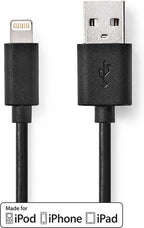 Nedis Lightning naar USB kabel - zwart - meter - afbeelding 17
