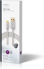 USB voor Synchroniseren, Opladen en AV-Ondersteuning | Verguld | USB C™ Male naar USB A Male | Voor Aansluiten van Smartphones en Mobiele Apparaten - afbeelding 41