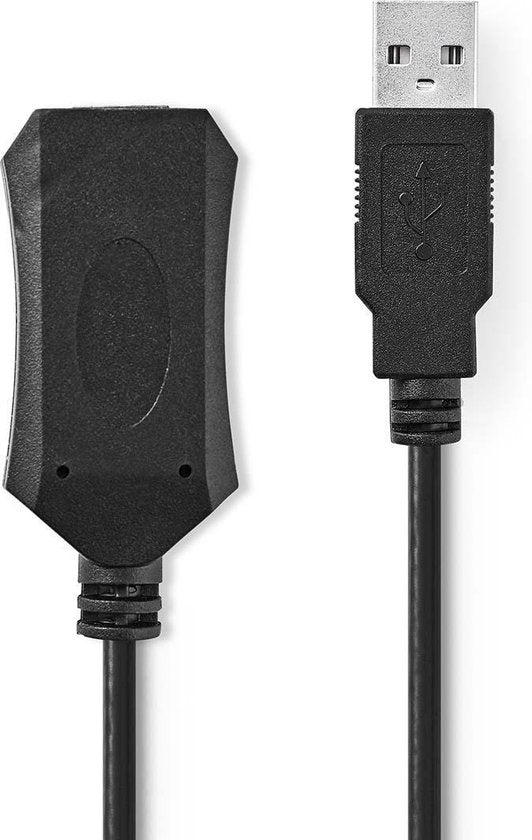 Nedis Actieve USB 2.0-Verlengkabel A F BK - afbeelding 11