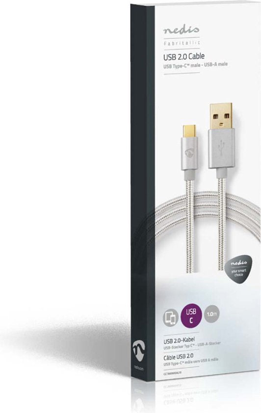 USB voor Synchroniseren, Opladen en AV-Ondersteuning | Verguld | USB C™ Male naar USB A Male | Voor Aansluiten van Smartphones en Mobiele Apparaten - afbeelding 28