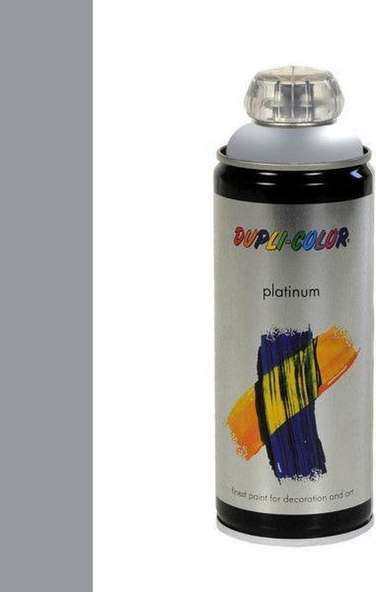 Dupli-Color platinum zijdemat lak RAL 7001 zilvergrijs - 400 ml. - afbeelding 4