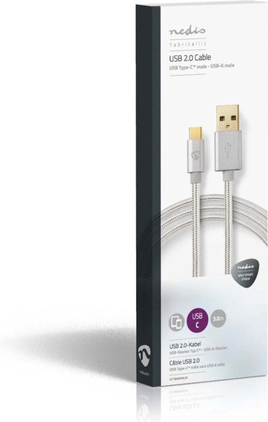 USB voor Synchroniseren, Opladen en AV-Ondersteuning | Verguld | USB C™ Male naar USB A Male | Voor Aansluiten van Smartphones en Mobiele Apparaten - afbeelding 11
