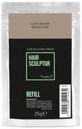 Hair Sculptor Hair Building Fibers Refill -Lichtbruin - afbeelding 1