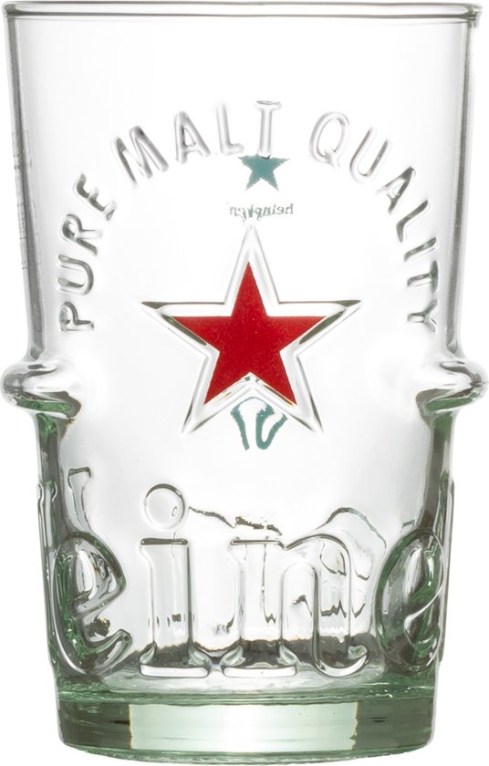 Heineken - Bierglas Silver 250ml - 6 stuks - afbeelding 3