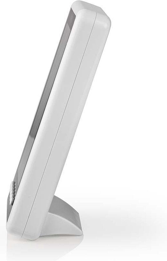 Nedis Weerstation - Binnen & Buiten - Radiogestuurde klok - Inclusief draadloze weersensor - Weersvoorspelling - Barometer - Tijdweergave - LCD met Achtergrondverlichting - Wekkerfunctie - afbeelding 5