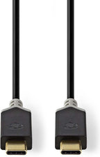 Nedis USB-C naar USB-C kabel - tot 20V/3A / zwart - 1 meter - afbeelding 6