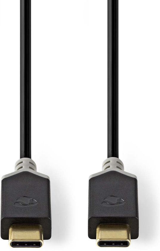 Nedis USB-C naar USB-C kabel - tot 20V/3A / zwart - 1 meter - afbeelding 9