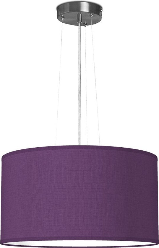 Home Sweet Home - Moderne verlichtingspendel Hover voor lampenkap - Geborsteld staal - 12.5/12.5/100cm - hanglamp gemaakt van Metaal - geschikt - afbeelding 2