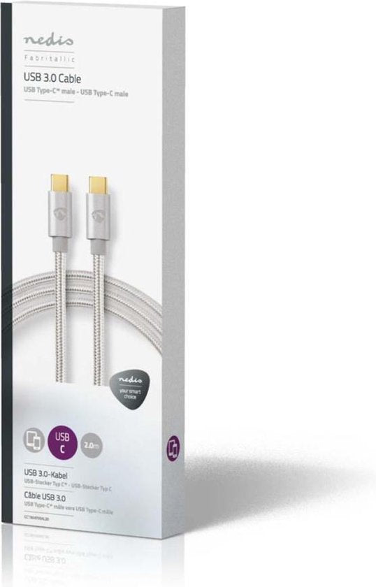Nedis USB-kabel m 3.2 Gen 1 (3.1 Gen 1) USB C Aluminium - afbeelding 23