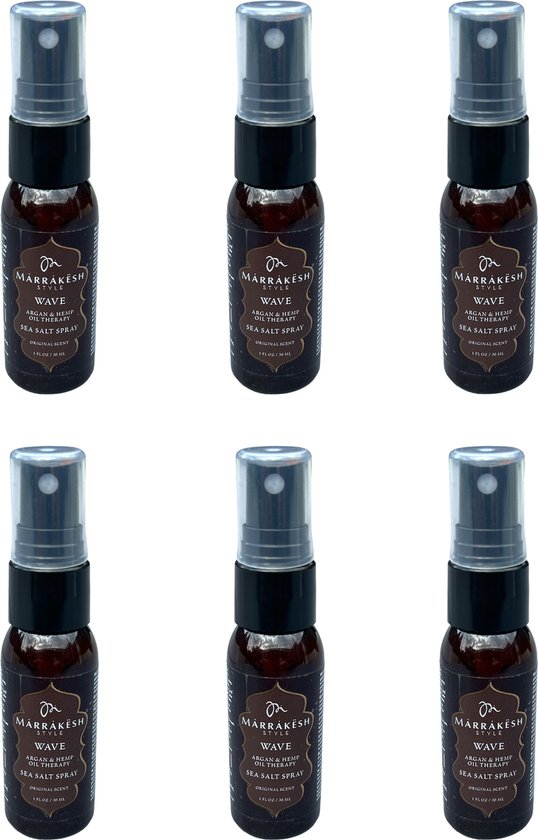 Marrakesh Style Wave Sea Salt Spray 30ml x 6 - afbeelding 1