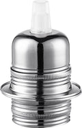 Home Sweet Home - E27 fItting - Geborsteld staal - 4/4/8.5cm - Rond - voor E27 lamphouder gemaakt van metaal - geschikt voor E27 lichtbron - - afbeelding 1