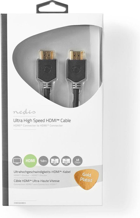 Ultra High Speed HDMI™-Kabel | HDMI™-Connector - HDMI™-Connector | m | Antraciet - afbeelding 27