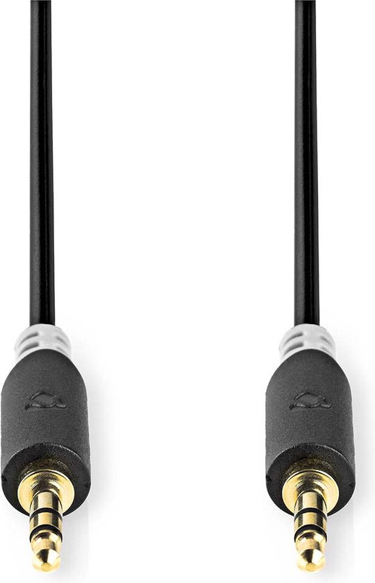Nedis Stereo-Audiokabel - 3,5 Male - 3,5 Male - m - Rond - afbeelding 54