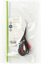 Nedis Stereo-Audiokabel - 2x RCA Male - 2x RCA Male - Vernikkeld - m - Rond - Zwart - afbeelding 19