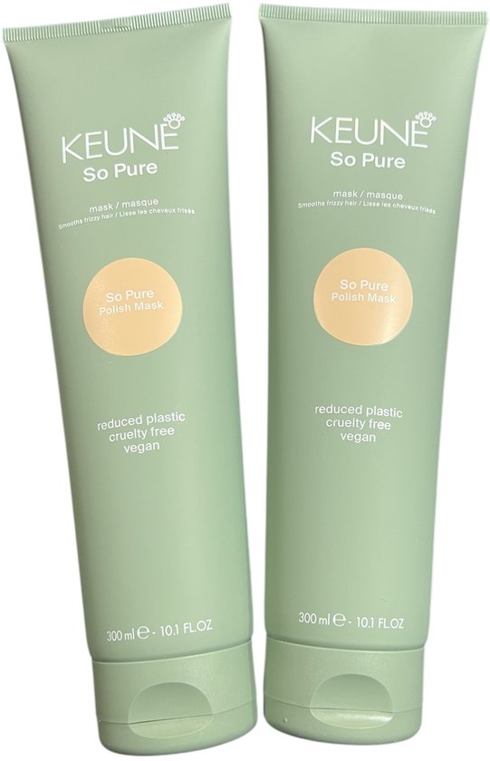 2x Keune So Pure Polish Mask 300 ml - afbeelding 1
