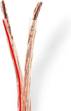 Speaker-Kabel - 2 x 6.00 mm² - Koper - 100.0 m - Rond - PVC - Transparant - Rol - afbeelding 1
