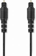 Nedis Optische Audiokabel - TosLink Male - TosLink Male - m - Rond - PVC - Zwart - afbeelding 8