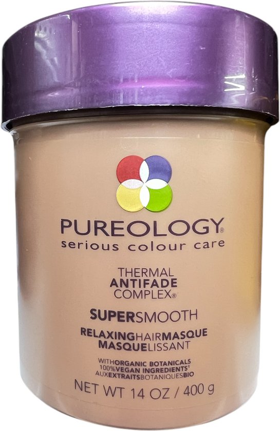 Pureology Supersmooth thermal Antifade Complex Relaxing Mask 400 g - afbeelding 1