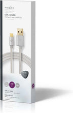 USB voor Synchroniseren, Opladen en AV-Ondersteuning | Verguld | USB C™ Male naar USB A Male | Voor Aansluiten van Smartphones en Mobiele Apparaten - afbeelding 24
