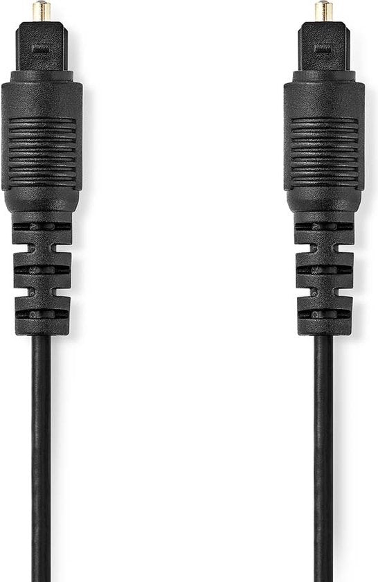 Nedis Optische Audiokabel - TosLink Male - TosLink Male - m - Rond - PVC - Zwart - afbeelding 47