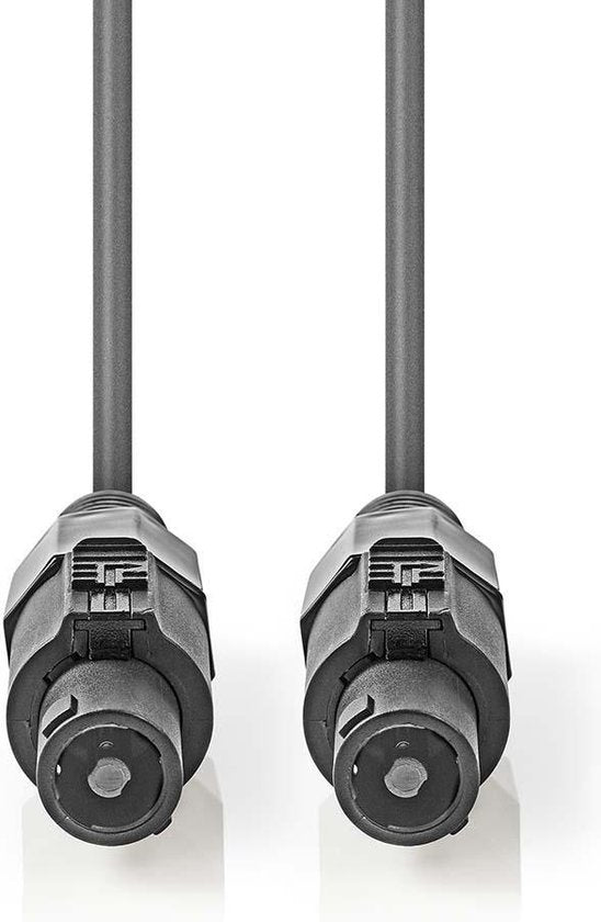 Nedis Speaker-Kabel - 48 0.20 - Koper - m - Rond - PVC - Donkergrijs - Gift Box Donkergrijs — EAN 5412810295524