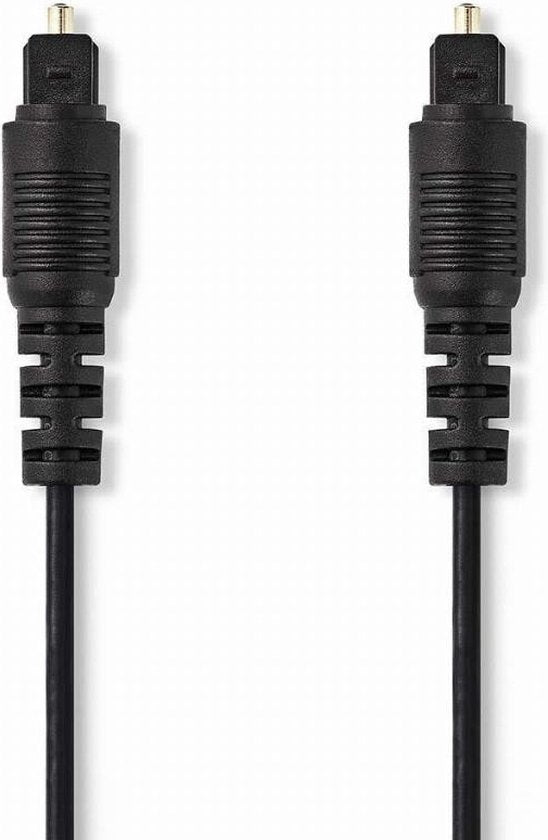 Nedis Optische Audiokabel - TosLink Male - TosLink Male - m - Rond - PVC - Zwart - afbeelding 45
