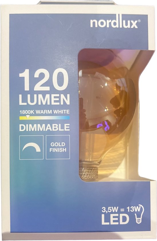 Nordlux - LED lamp - 120LM - 3,5W - 1800K - Dimbaar - Warm wit - afbeelding 1