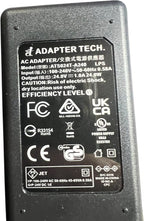 Adapter / Universele lader Input 100-240 v - Output 24 v - 1,0 A (24 w) Merk Adapter Tech Incl. 1,80 mtr laadkabel - afbeelding 2