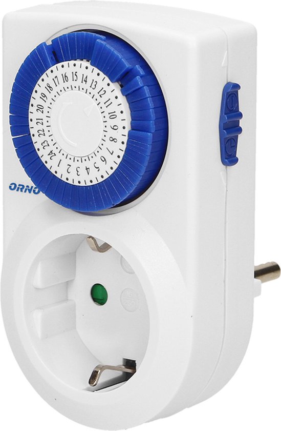 Orno - Mechanical Timer - 24 uur - 3500W - 230V - afbeelding 1