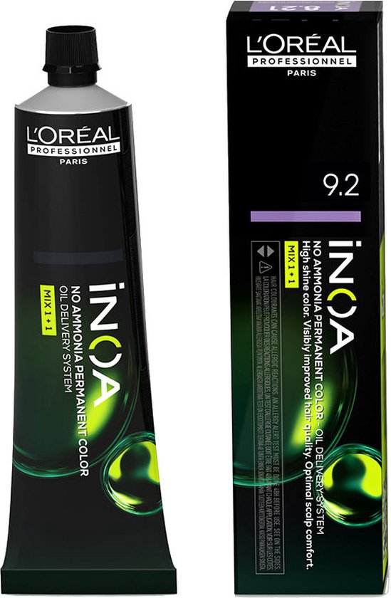 Permanente Kleur L'Oreal Professionnel Paris Inoa Nº 9.2 60 g - afbeelding 1