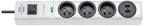 Stekkerdoos 3-Wegs 2 m Wit - Frans / 2x USB - afbeelding 4