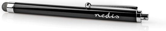 Nedis Stylus Pen - Gebruikt voor: Smartphone / Tablet - Koperdoek Tip - 1 Stuks - Met clip - Zwart - afbeelding 3