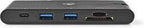 USB Docking Station - USB 3.2 Gen 1 - USB-C Male - HDMI Female / Micro SD / RJ45 Female / SD / VGA Female 15p / 2x USB-A / 2x USB-C - Rond - Vernikkeld - Zwart - Window Box met Euro Lock - afbeelding 13