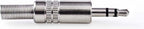 Nedis 3,5 mm Audioconnector - Recht - Male - Vernikkeld - Solderen - Diameter kabelinvoer: 3.8 mm - Metaal - Zilver - 25 Stuks - Polybag - afbeelding 9