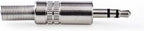 Nedis 3,5 mm Audioconnector - Recht - Male - Vernikkeld - Solderen - Diameter kabelinvoer: 3.8 mm - Metaal - Zilver - 25 Stuks - Polybag - afbeelding 10