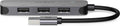 Nedis USB-Hub - USB-A Male - 4x USB A Female - 4-Poorts poort(en) - USB 2.0 / USB 3.2 Gen 1 - USB Gevoed - afbeelding 1