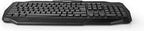 Nedis Bedraad Gaming Toetsenbord - USB 2.0 - Membrane Toetsen - LED - US internationaal - US Internationaal - USB Gevoed - Lengte stroomkabel: 1.50 m - Gaming - afbeelding 24