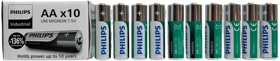 Philips Industrial Alkaline batterijen - AA penlite batterijen - voordeelverpakking - 30 stuks - afbeelding 7