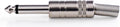 Nedis 6,35 mm Audioconnector - Recht - Male - Vernikkeld - Soldeer - Diameter kabelinvoer: 6.8 mm - Metaal - Metaal - Polybag - 25 Stuks - afbeelding 1