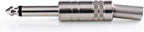 Nedis 6,35 mm Audioconnector - Recht - Male - Vernikkeld - Soldeer - Diameter kabelinvoer: 6.8 mm - Metaal - Metaal - Polybag - 25 Stuks - afbeelding 1