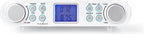 Nedis Keukenradio - Kastontwerp - FM - Netvoeding - Digitaal - 1.5 W - 2 " - Zwart-Blauw Scherm - Wekker - Wit / Zilver - afbeelding 1