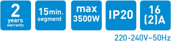 Grundig Programmeerbare tijdklok/tijdschakelaar/stekkerdoos - voor binnen 24-uurs - afbeelding 6
