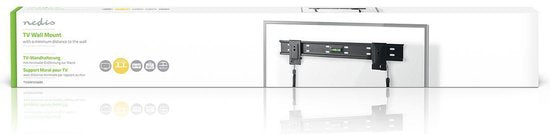 Nedis Vaste TV-Muurbeugel - 32 - 55 " - Maximaal schermgewicht: 50 kg - Minimale muurafstand: 14.5 mm - Staal - Zwart - afbeelding 5