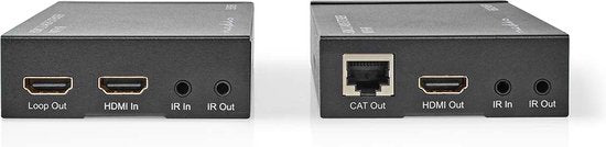 Nedis HDMI-Extender - Over Cat6 - tot 60 m - 4K@60Hz - 18 Gbps - Metaal - Antraciet - afbeelding 6