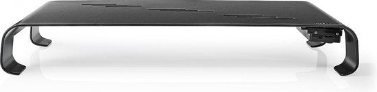 Nedis Monitorstandaard - Ergonomie: Yes - Maximaal draagvermogen: 18 kg - Universeel - USB Hub - Verstelbare hoogte: Nee - afbeelding 1