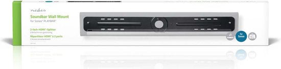 Nedis Soundbar Beugel - Geschikt voor Sonos® PLAYBAR™ - Wand - 15 kg - Vast - ABS / Staal - Zwart - afbeelding 13