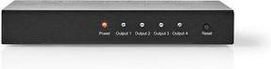 Nedis HDMI-Splitter - 4-Poorts poort(en) - HDMI Input - 4x HDMI Output - 4K@30Hz - 3.4 Gbps - Metaal - Antraciet - afbeelding 18