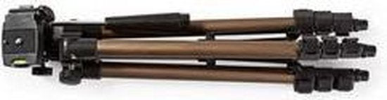Nedis Statief - Maximaal draagvermogen: 1.5 kg - Minimale werkhoogte: 35.0 cm - Maximale werkhoogte: 106.0 cm - 3 Segmenten - Pan & Tilt - Inclusief reistas - ABS / Aluminium - Brons / Zilver - afbeelding 11