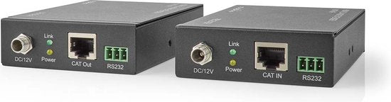 Nedis HDMI-Extender - Over Cat6 - tot 60 m - 4K@60Hz - 18 Gbps - Metaal - Antraciet - afbeelding 8