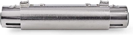 Nedis XLR-Adapter - XLR 3-Pins Female - XLR 3-Pins Female - Vernikkeld - Recht - Metaal - Zilver - 10 Stuks - Polybag - afbeelding 1